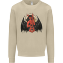 Devil Woman Guitar Death Heavy Metal Rock Mens Sweatshirt Jumper Sand