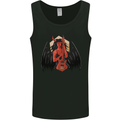 Devil Woman Guitar Death Heavy Metal Rock Mens Vest Tank Top Black
