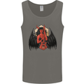Devil Woman Guitar Death Heavy Metal Rock Mens Vest Tank Top Charcoal