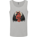 Devil Woman Guitar Death Heavy Metal Rock Mens Vest Tank Top Sports Grey