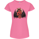 Devil Woman Guitar Death Heavy Metal Rock Womens Petite Cut T-Shirt Azalea