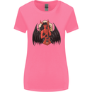 Devil Woman Guitar Death Heavy Metal Rock Womens Wider Cut T-Shirt Azalea