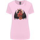 Devil Woman Guitar Death Heavy Metal Rock Womens Wider Cut T-Shirt Light Pink