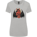 Devil Woman Guitar Death Heavy Metal Rock Womens Wider Cut T-Shirt Sports Grey