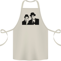 Dick and Doof Aka Laurel & Hardy Cotton Apron 100% Organic Natural