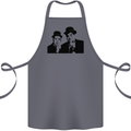 Dick and Doof Aka Laurel & Hardy Cotton Apron 100% Organic Steel