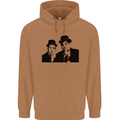 Dick and Doof Aka Laurel & Hardy Mens 80% Cotton Hoodie Caramel Latte
