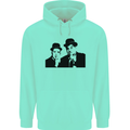 Dick and Doof Aka Laurel & Hardy Mens 80% Cotton Hoodie Peppermint