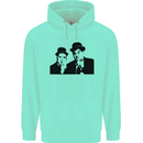 Dick and Doof Aka Laurel & Hardy Mens 80% Cotton Hoodie Peppermint