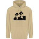 Dick and Doof Aka Laurel & Hardy Mens 80% Cotton Hoodie Sand