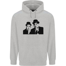 Dick and Doof Aka Laurel & Hardy Mens 80% Cotton Hoodie Sports Grey