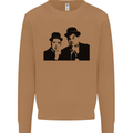 Dick and Doof Aka Laurel & Hardy Mens Sweatshirt Jumper Caramel Latte