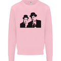 Dick and Doof Aka Laurel & Hardy Mens Sweatshirt Jumper Light Pink