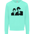 Dick and Doof Aka Laurel & Hardy Mens Sweatshirt Jumper Peppermint