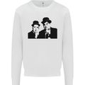 Dick and Doof Aka Laurel & Hardy Mens Sweatshirt Jumper White