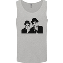 Dick and Doof Aka Laurel & Hardy Mens Vest Tank Top Sports Grey