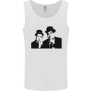 Dick and Doof Aka Laurel & Hardy Mens Vest Tank Top White