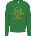 Digital Biohazard Gaming Gamer Zombie Kids Sweatshirt Jumper Irish Green