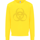 Digital Biohazard Gaming Gamer Zombie Kids Sweatshirt Jumper Yellow