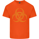 Digital Biohazard Gaming Gamer Zombie Kids T-Shirt Childrens Orange