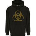 Digital Biohazard Gaming Gamer Zombie Mens 80% Cotton Hoodie Black