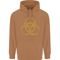 Digital Biohazard Gaming Gamer Zombie Mens 80% Cotton Hoodie Caramel Latte