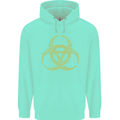 Digital Biohazard Gaming Gamer Zombie Mens 80% Cotton Hoodie Peppermint