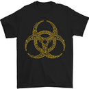 Digital Biohazard Gaming Gamer Zombie Mens T-Shirt Cotton Gildan Black