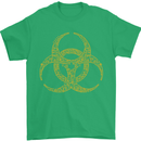 Digital Biohazard Gaming Gamer Zombie Mens T-Shirt Cotton Gildan Irish Green