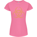 Digital Biohazard Gaming Gamer Zombie Womens Petite Cut T-Shirt Azalea