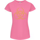 Digital Biohazard Gaming Gamer Zombie Womens Petite Cut T-Shirt Azalea