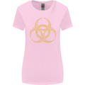 Digital Biohazard Gaming Gamer Zombie Womens Wider Cut T-Shirt Light Pink