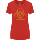 Digital Biohazard Gaming Gamer Zombie Womens Wider Cut T-Shirt Red