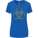 Digital Biohazard Gaming Gamer Zombie Womens Wider Cut T-Shirt Royal Blue