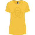 Digital Biohazard Gaming Gamer Zombie Womens Wider Cut T-Shirt Yellow