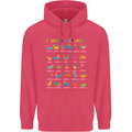 Dinosaur Alphabet T-Rex Funny Childrens Kids Hoodie Heliconia