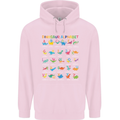 Dinosaur Alphabet T-Rex Funny Childrens Kids Hoodie Light Pink