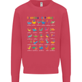 Dinosaur Alphabet T-Rex Funny Kids Sweatshirt Jumper Heliconia