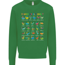 Dinosaur Alphabet T-Rex Funny Kids Sweatshirt Jumper Irish Green