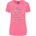 Dinosaur Alphabet T-Rex Funny Womens Wider Cut T-Shirt Azalea