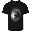 Dinosaur Cave T-Rex Kids T-Shirt Childrens Black
