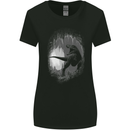 Dinosaur Cave T-Rex Womens Wider Cut T-Shirt Black