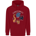 Dinosaur Class of 2000 BC Funny T-Rex Childrens Kids Hoodie Red