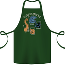 Dinosaur Class of 2000 BC Funny T-Rex Cotton Apron 100% Organic Forest Green