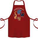 Dinosaur Class of 2000 BC Funny T-Rex Cotton Apron 100% Organic Maroon
