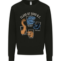 Dinosaur Class of 2000 BC Funny T-Rex Kids Sweatshirt Jumper Black