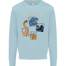 Dinosaur Class of 2000 BC Funny T-Rex Kids Sweatshirt Jumper Light Blue