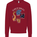 Dinosaur Class of 2000 BC Funny T-Rex Kids Sweatshirt Jumper Red