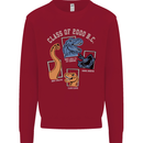 Dinosaur Class of 2000 BC Funny T-Rex Kids Sweatshirt Jumper Red