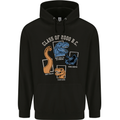 Dinosaur Class of 2000 BC Funny T-Rex Mens 80% Cotton Hoodie Black